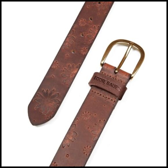 Genuine Leather Belt with Durable Metal Buckle, Casual Style